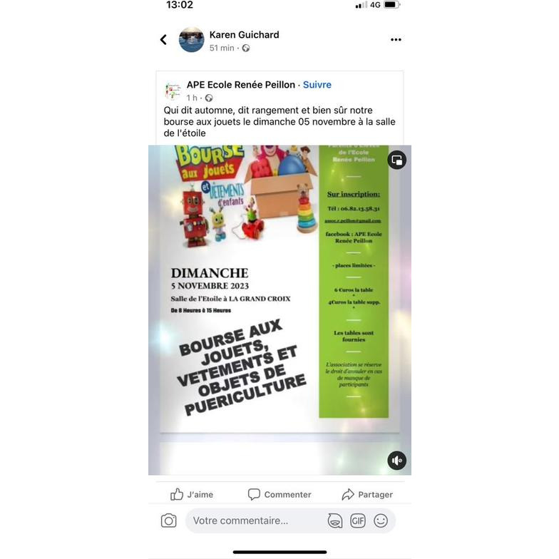 Bourse aux jouets et vêtements de puériculture - La Grand-Croix (42320)