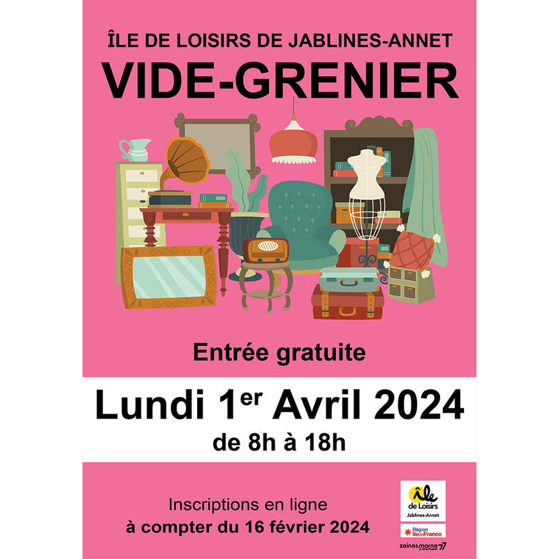 Vide grenier de l'ile de loisirs de 2024