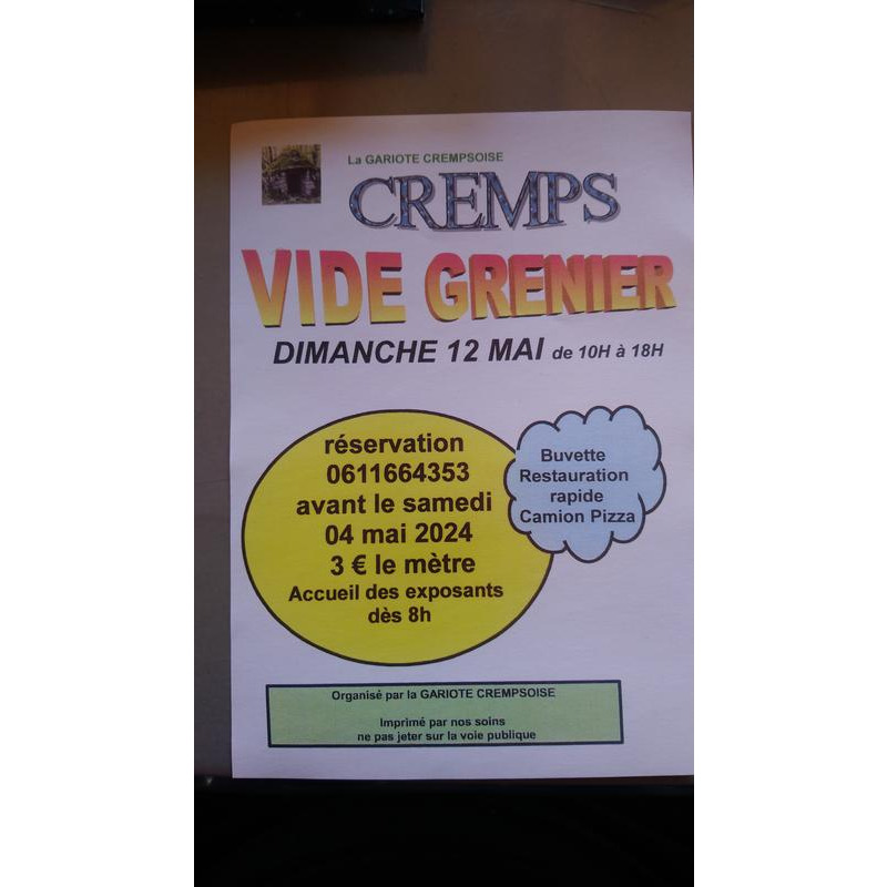 3ème vide grenier Cremps (46230)